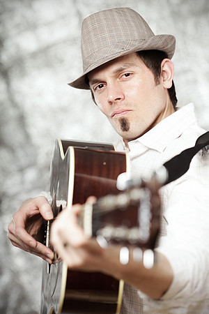 Cool guitarist